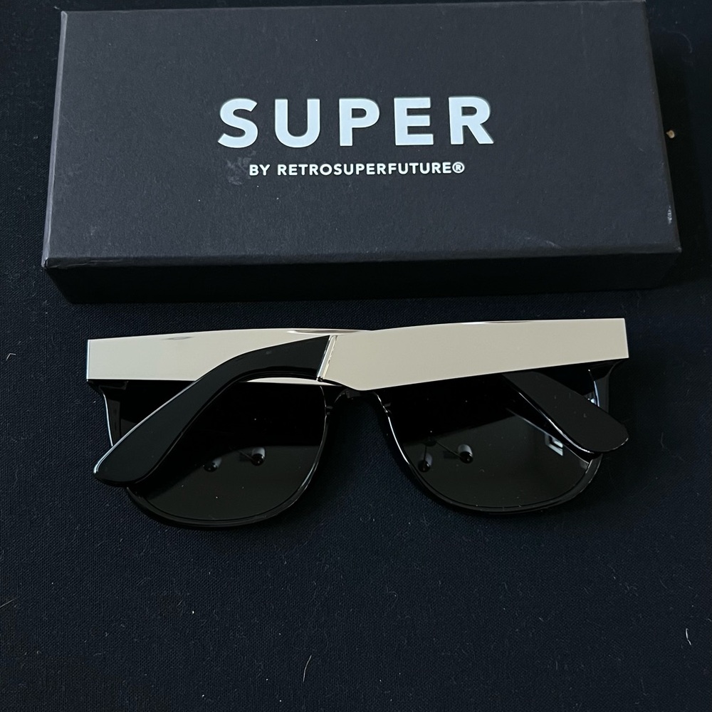 Retrosuperfuture Classic Flat Top Sunglasses With… - image 6